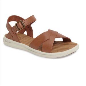 Sperry  Baytide- Brown Leather Sandals girls size 3